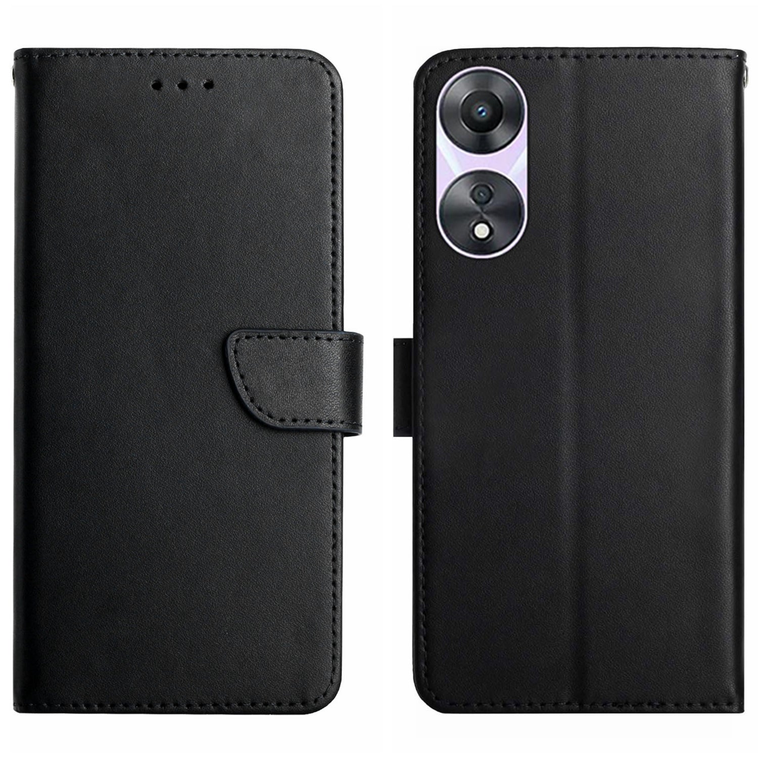 HT02 For Oppo Reno8 T 4G Nappa Texture Genuine Leather Phone Case Wallet Stand Flip Shell HT02 For Oppo Reno8 T 4G Nappa Texture Genuine Leather Phone Case Wallet Stand Flip Shell